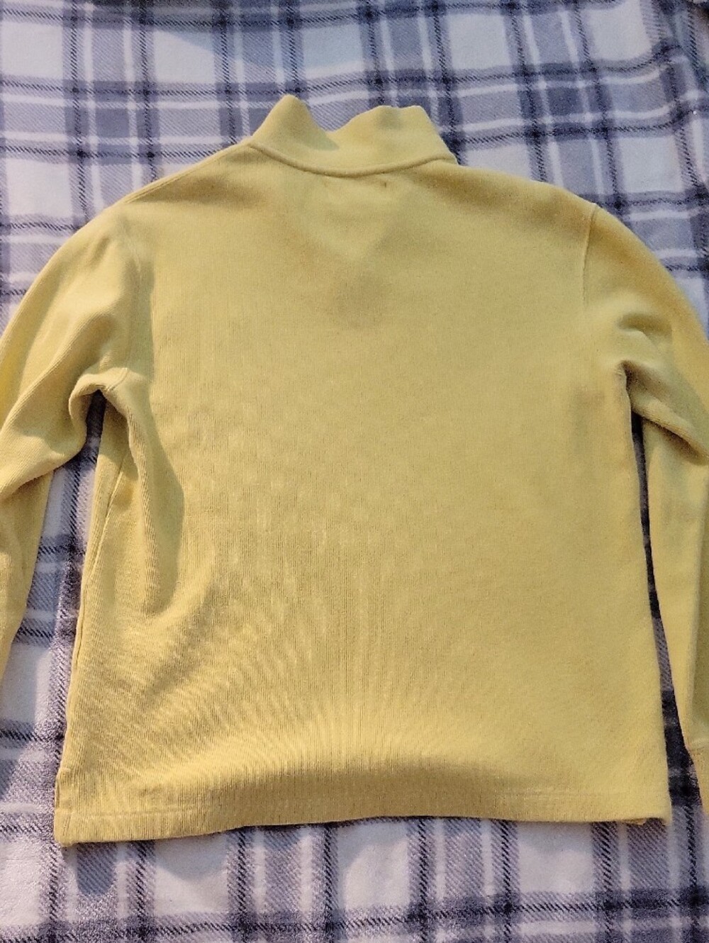 Ralph Lauren Light Yellow Half-Zip Pullover - Picture 3 of 3
